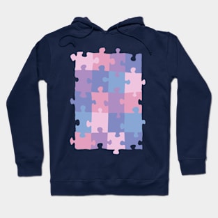 Pastel jigsaw Hoodie